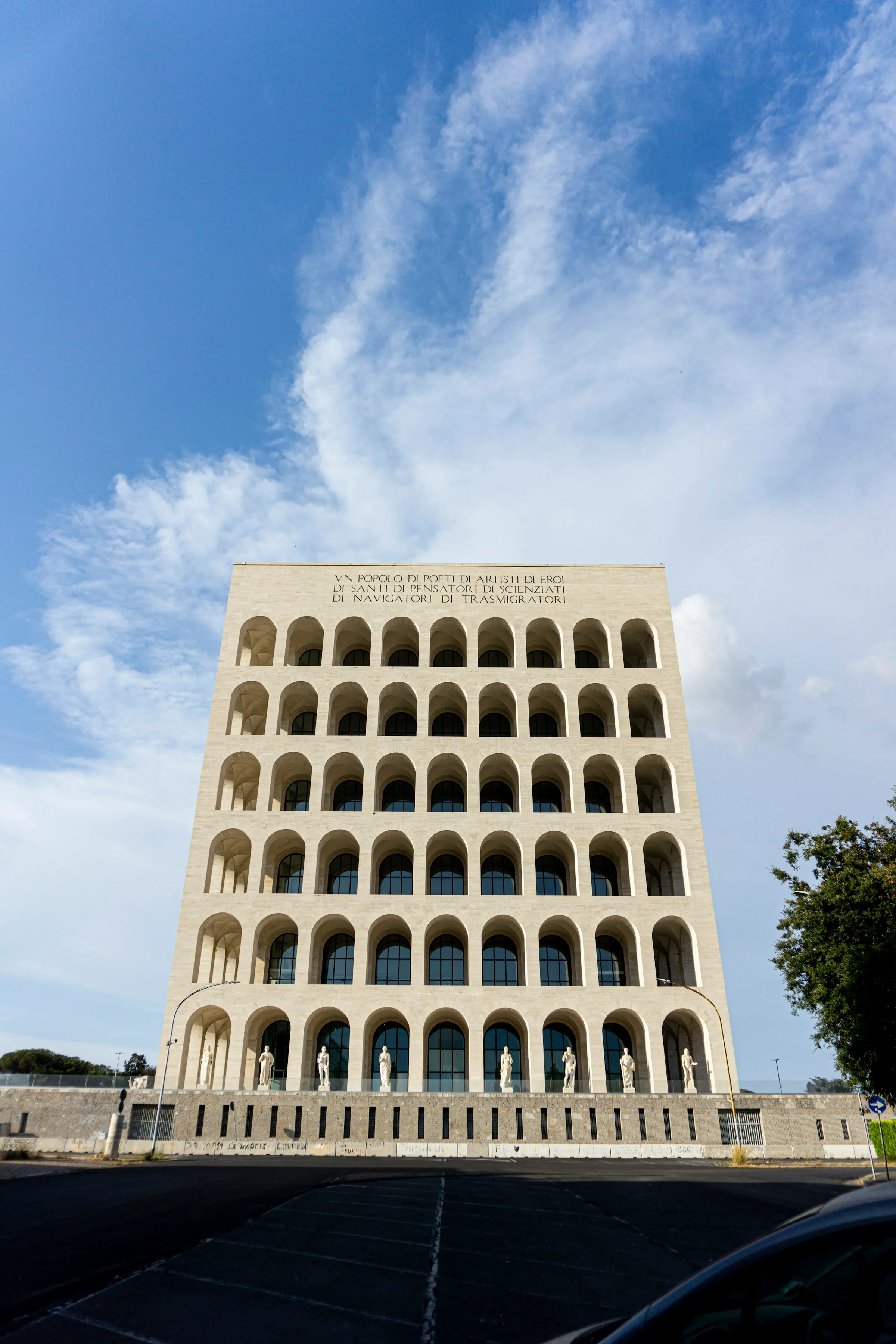 Facciata di palazzo a Roma